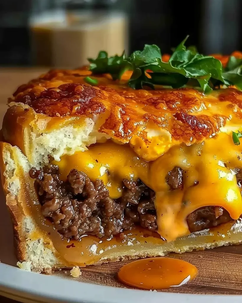 Tarte au Cheeseburger à la Southern Style
