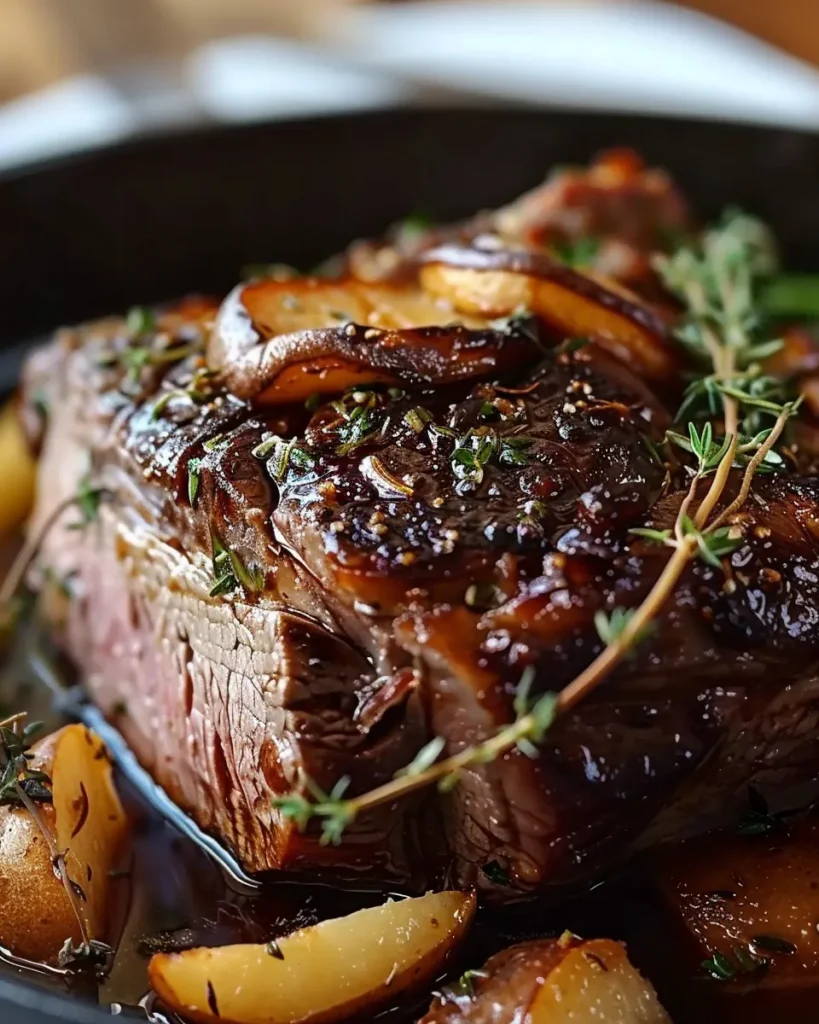 Meilleure épaule de bœuf braisée au cidre de pomme pour des repas délicieux