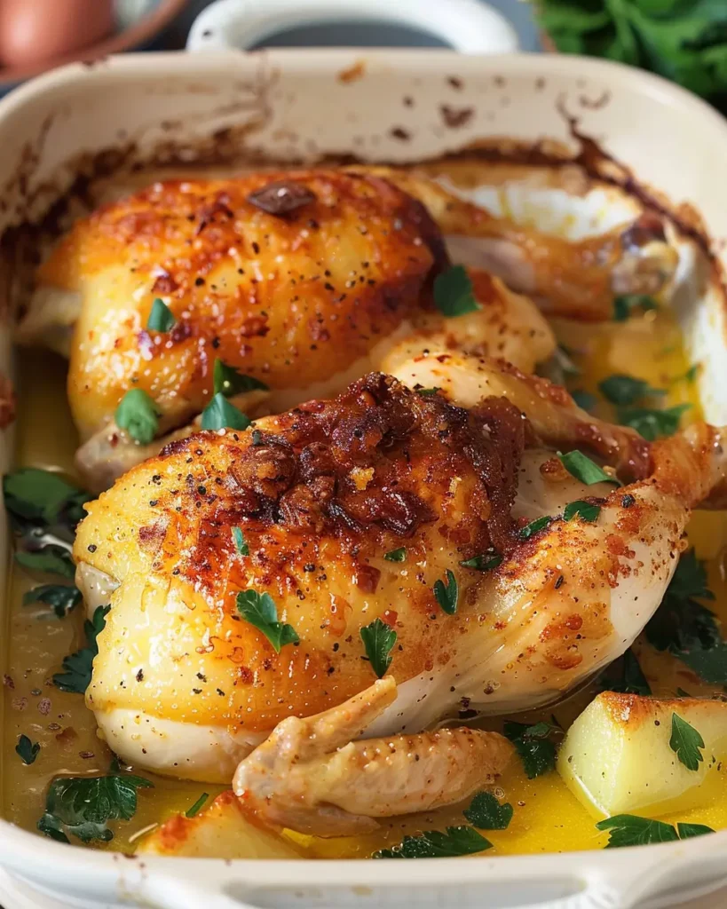 Poulet Fondant Dans La Bouche