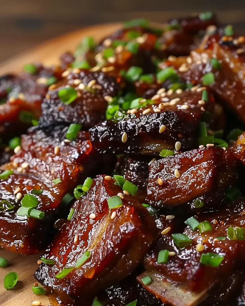 Korean-Style Caramelized Beef Brisket