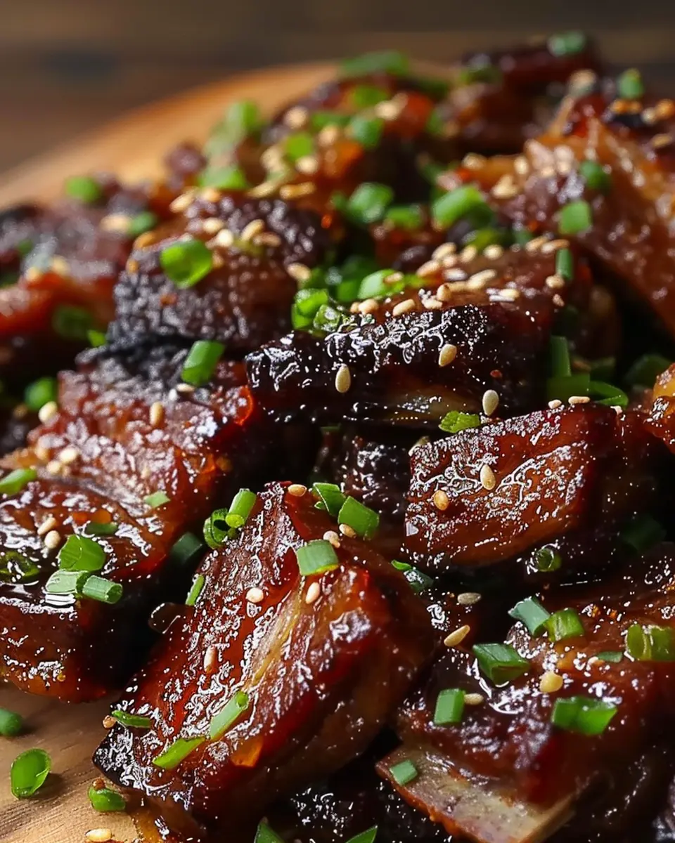 Korean-Style Caramelized Beef Brisket