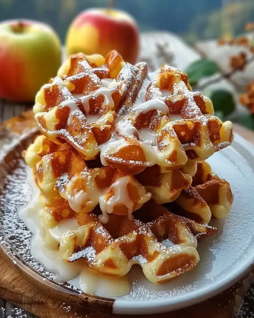 Apple Waffle Fritters