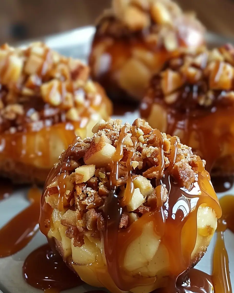 Caramel and apple bombs