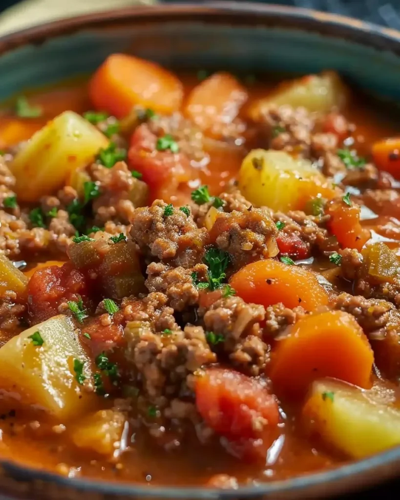 Ground Beef Stew Recipe