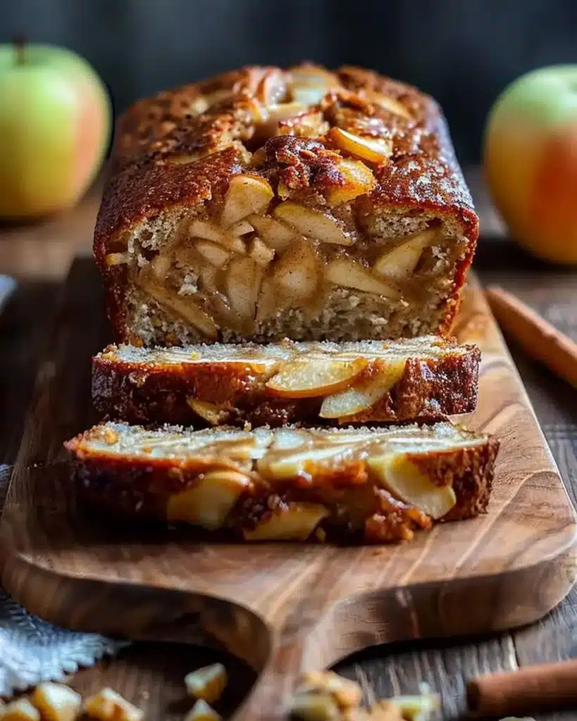 Apple and cinnamon breakfast bread