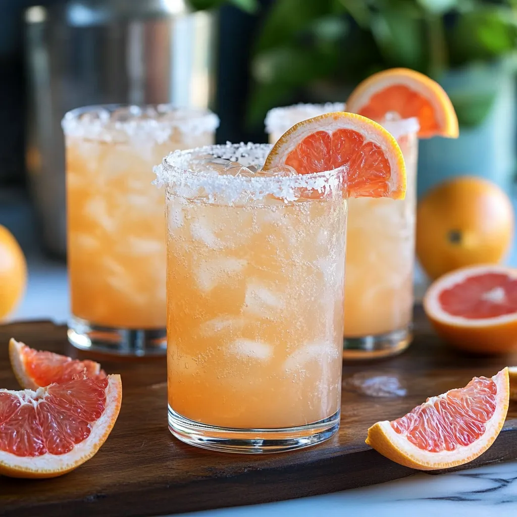 Mocktail aux agrumes