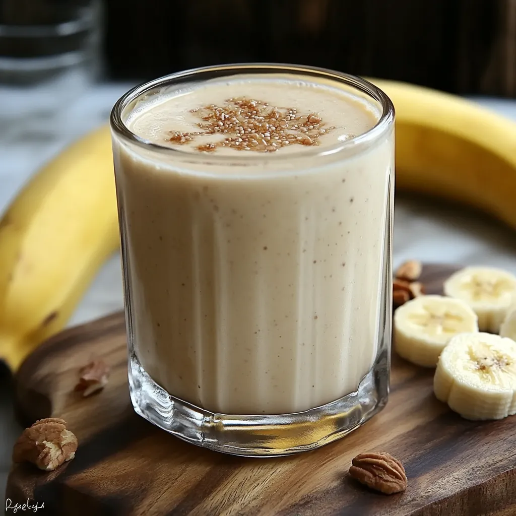 boisson au kéfir et banane
