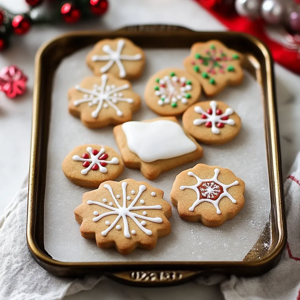 Sablés de Noël sucrés