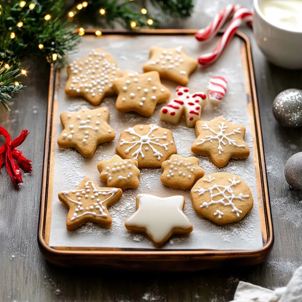 Recette biscuits sucrés de Noël