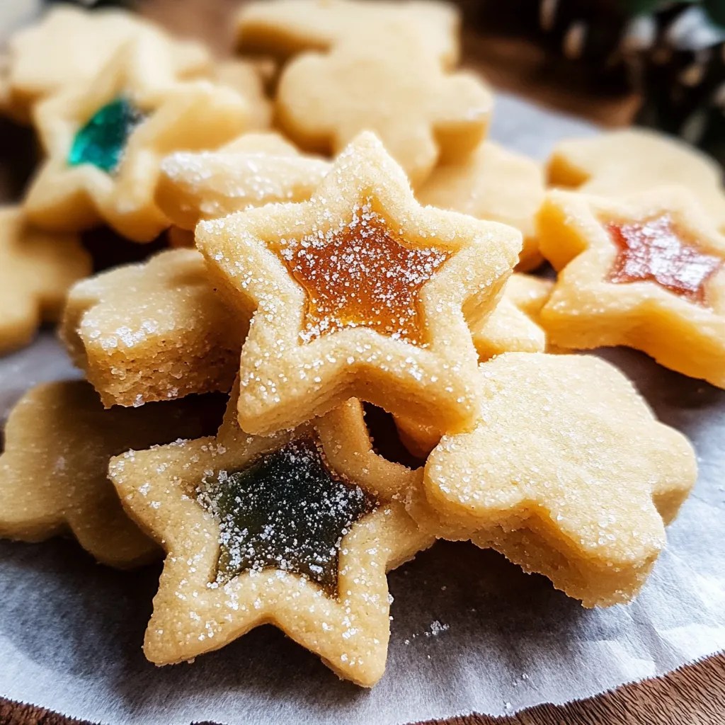 biscuits décorés au bonbon


