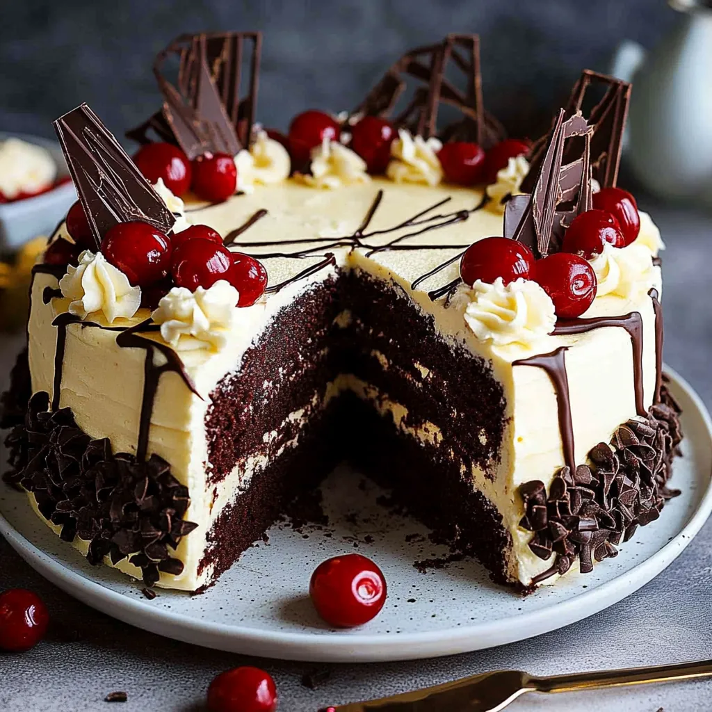 gâteau au cacao et fruits sans alcool