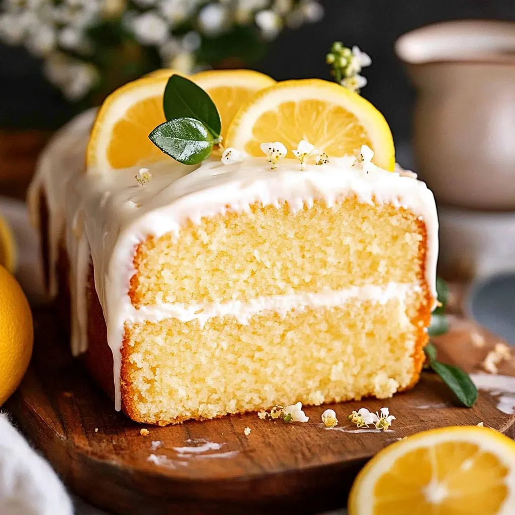 gâteau au citron moelleux