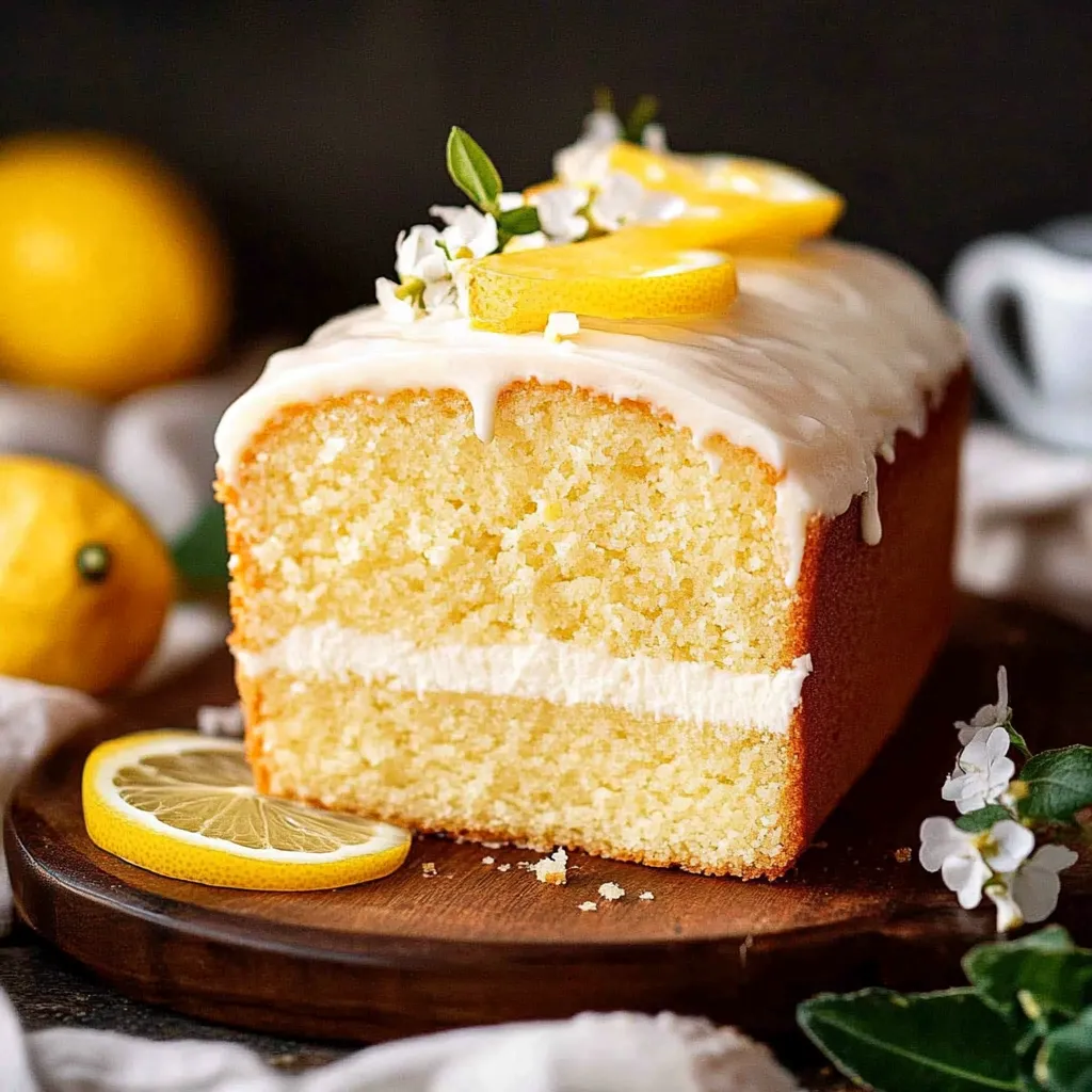 cake glacé au citron