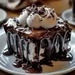 Gâteau au Chocolat Fondant avec Sauce Fudge