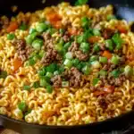Poêlée de Ramen au Bœuf Haché