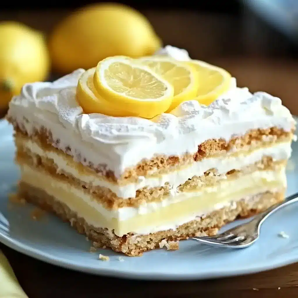 Gâteau froid au citron