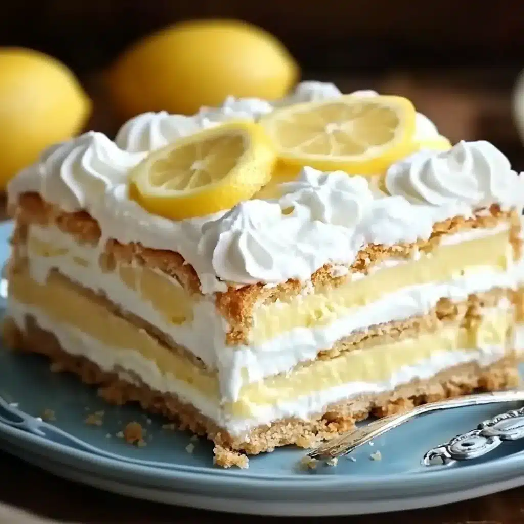 Dessert citron sans four