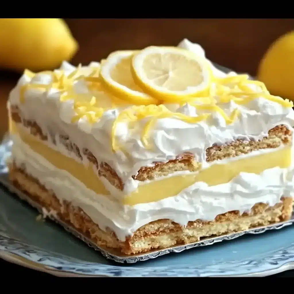 Gâteau au citron sans cuisson