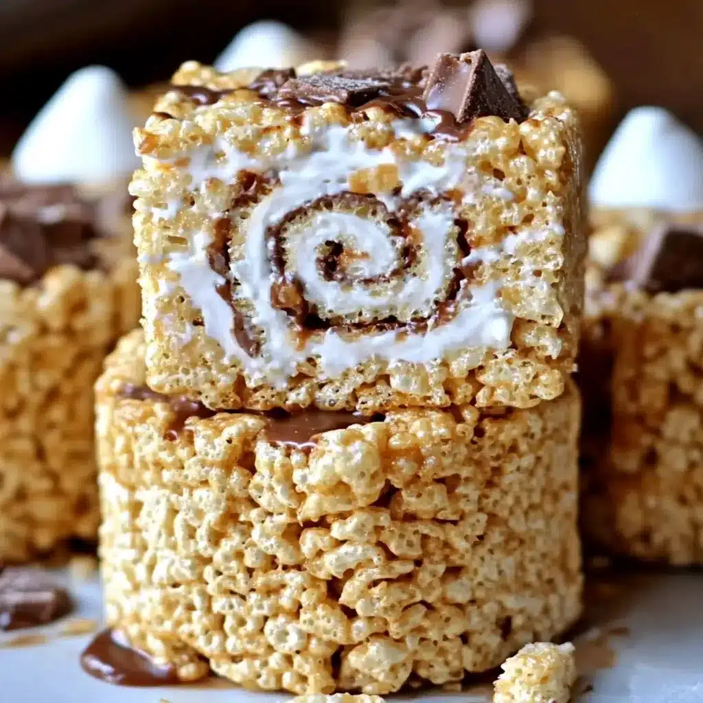 Roulés Rice Krispies façon S’mores