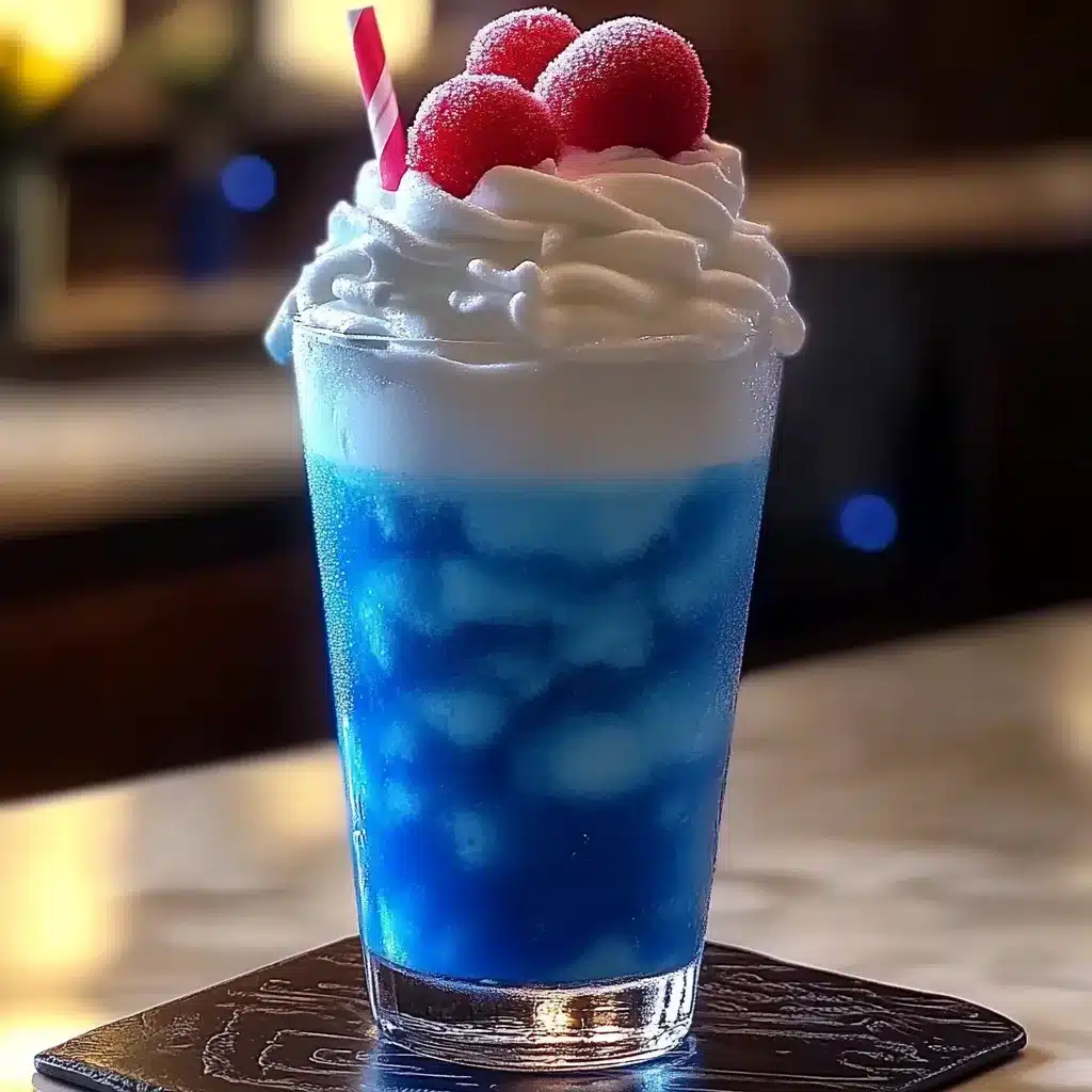 Cocktail sans alcool Papa Schtroumpf