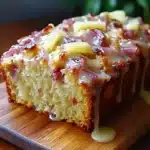 Pain à la Rhubarbe et Citron avec Glaçage