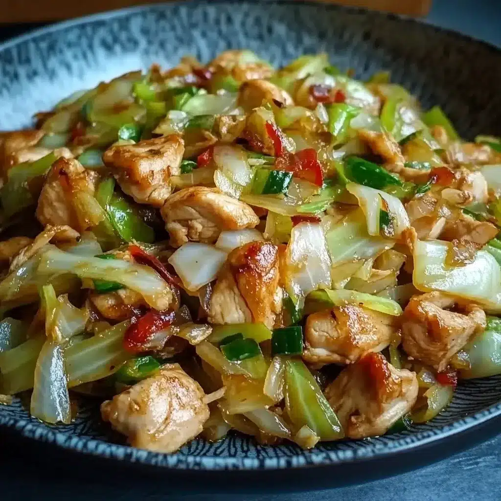Sauté de Poulet et Chou à la Chinoise