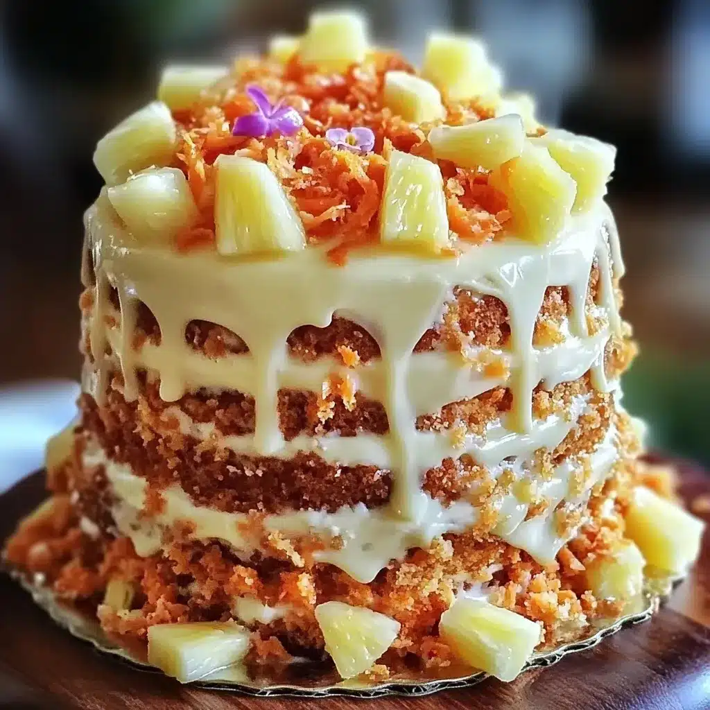 Gâteau Hawaïen aux Carottes et à l’Ananas