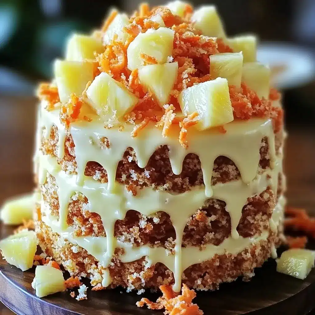 Gâteau Hawaïen aux Carottes et à l’Ananas