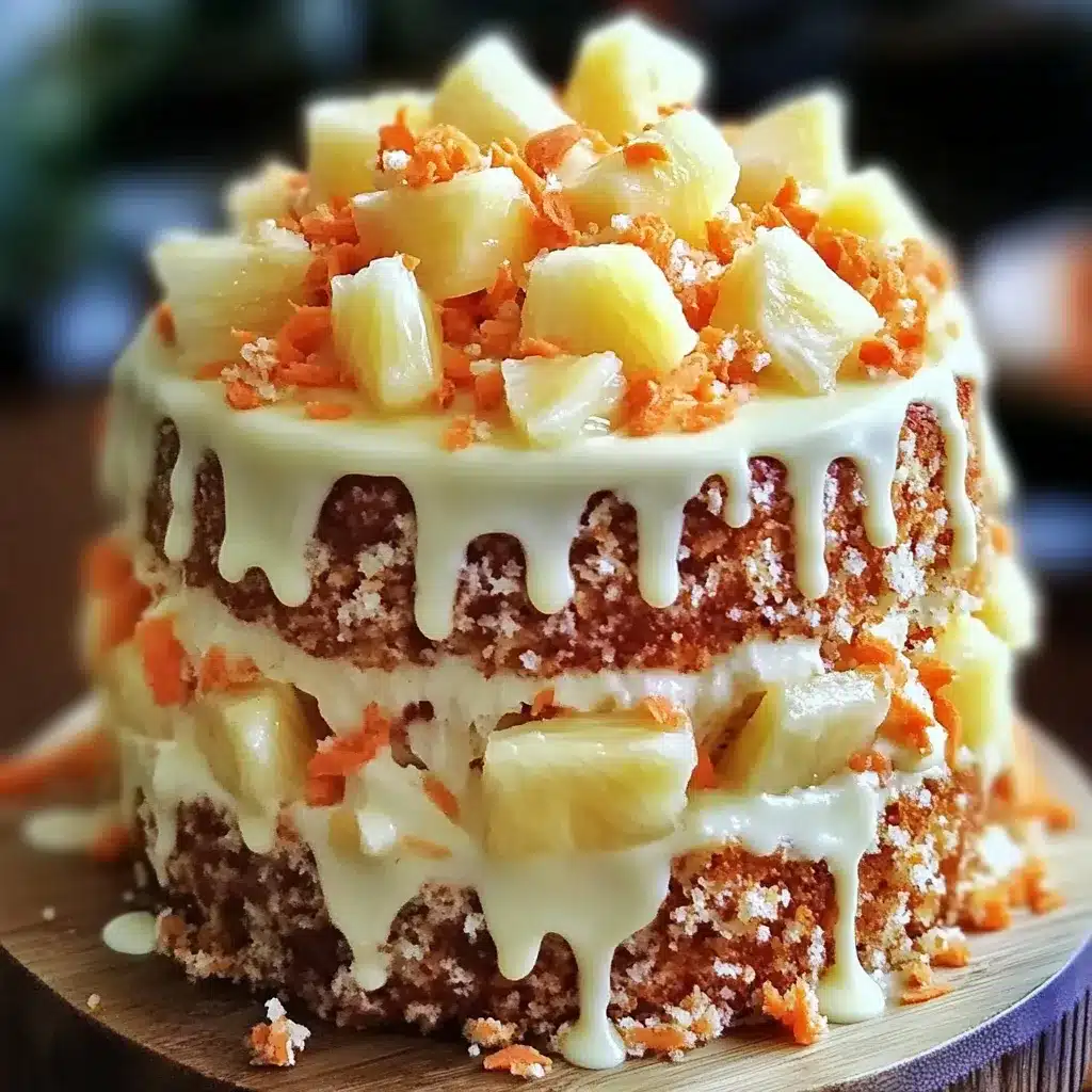 Gâteau Hawaïen aux Carottes et à l’Ananas