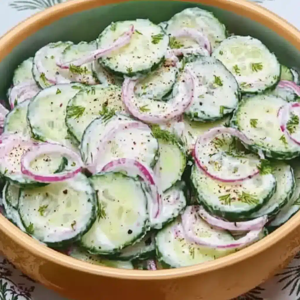 Salade de Concombres Crémeuse