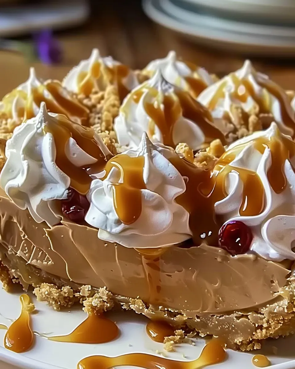 Dessert au caramel