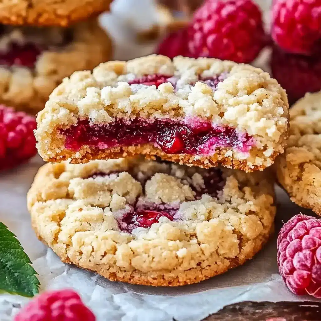 Biscuits framboises et beurre