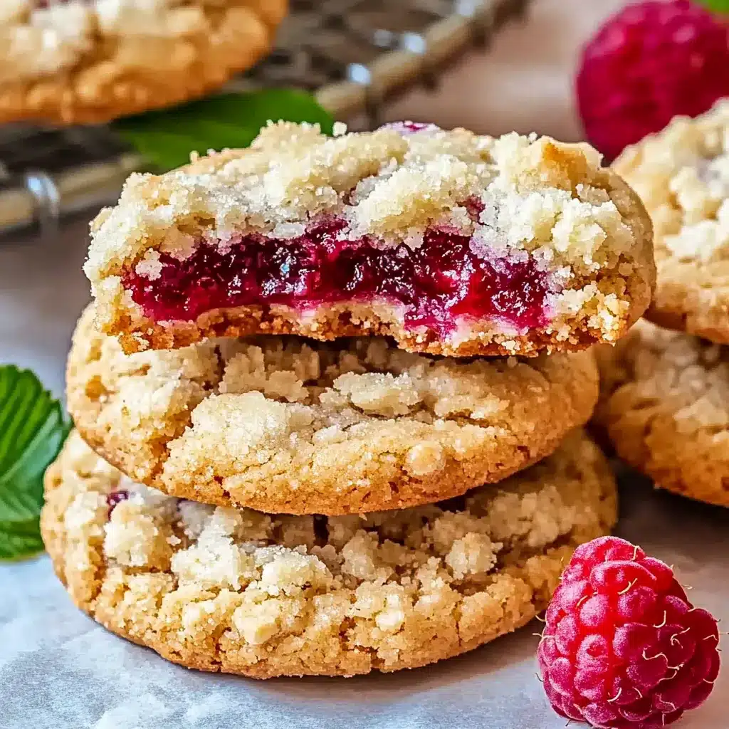 Biscuits framboises et beurre