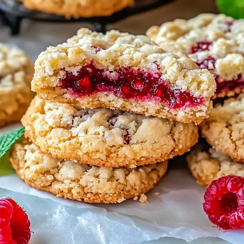 Cookies sablés à la framboise