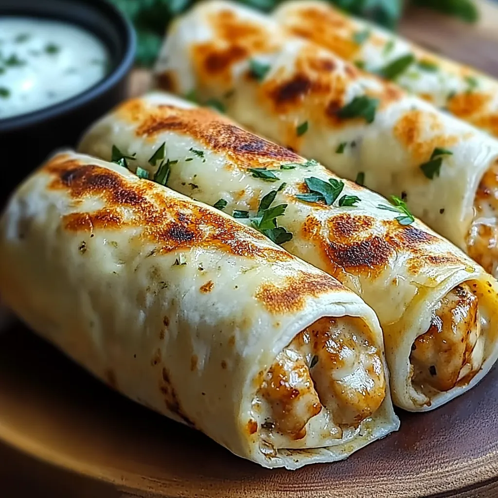 wraps poulet faciles
