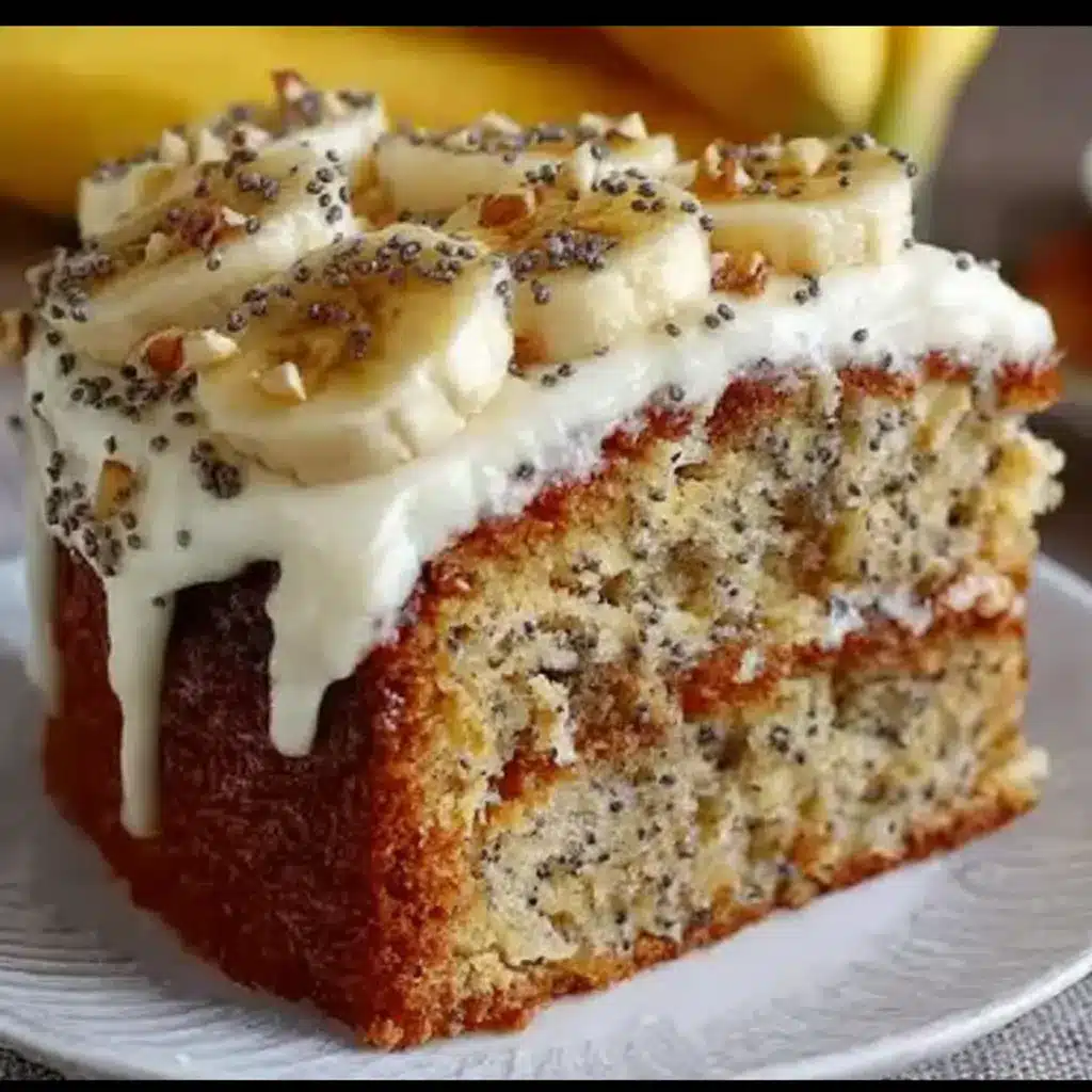 Gâteau à la Banane avec Glaçage au Fromage Frais