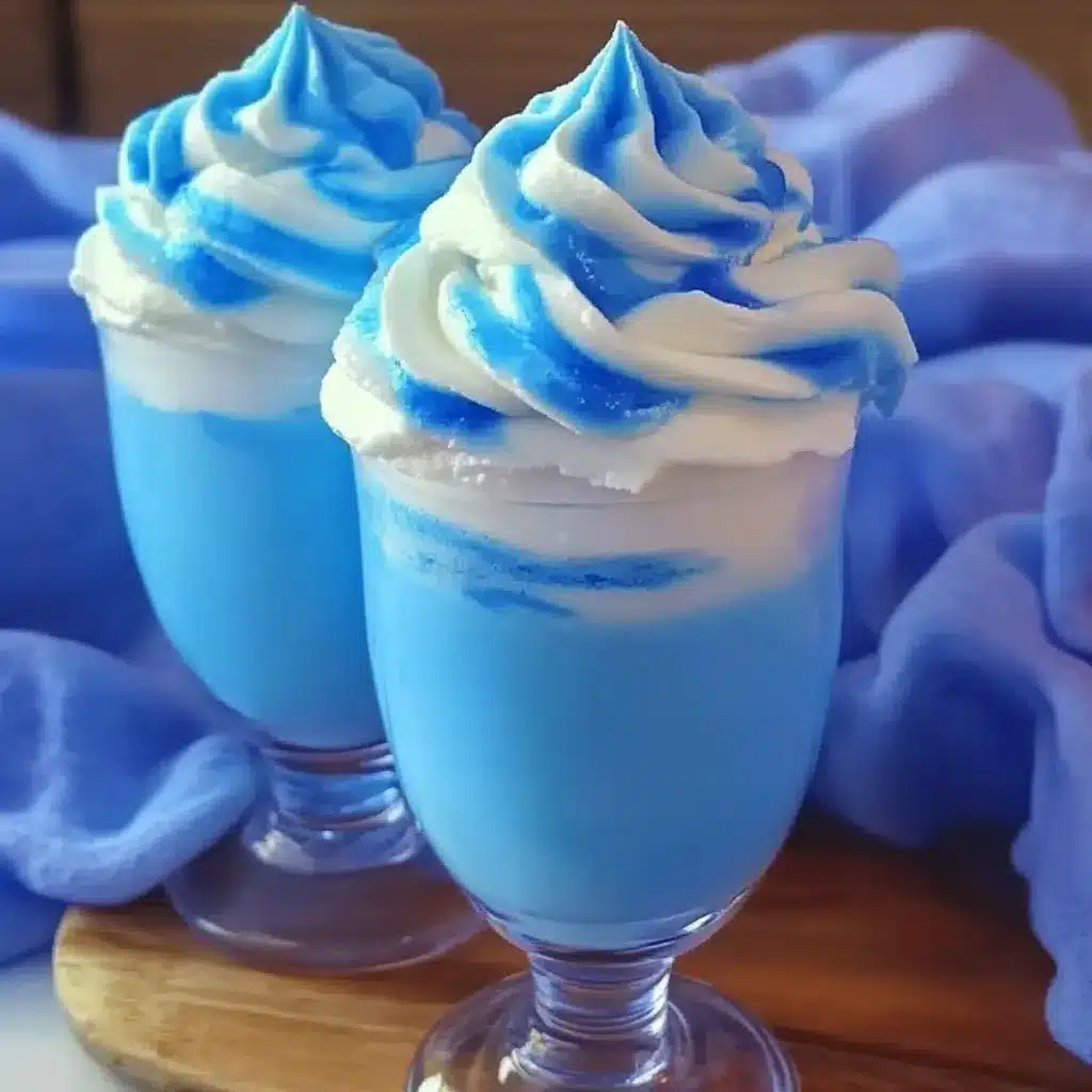 Lait fruité fouetté