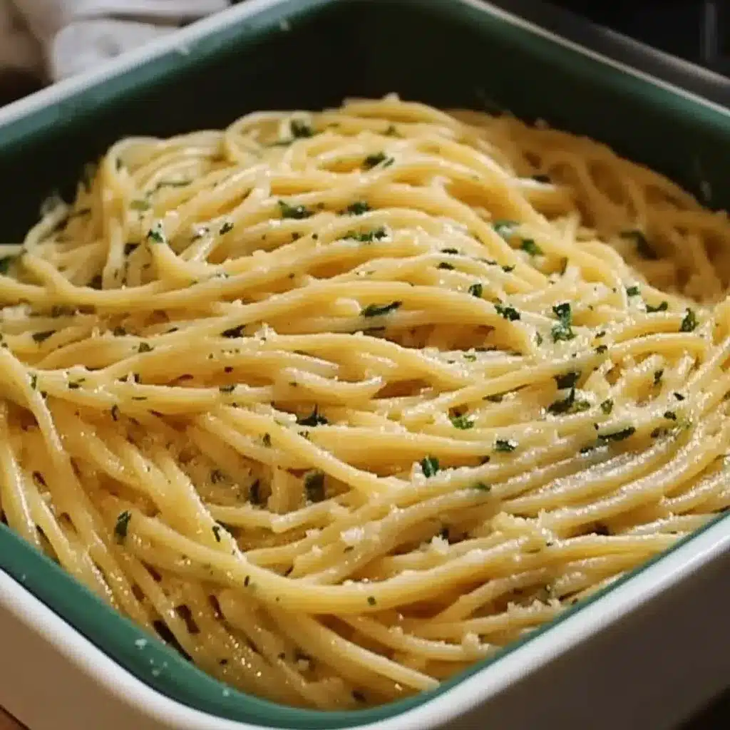 Spaghetti à l’ail rapide et facile