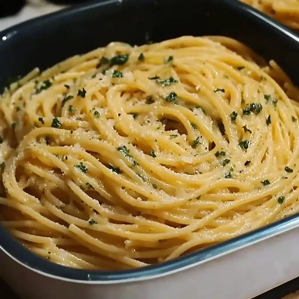 Recette simple de spaghetti à l’ail et beurre