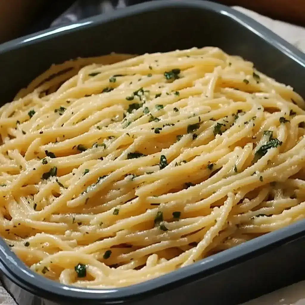 Spaghetti Facile au Beurre et à l'Ail