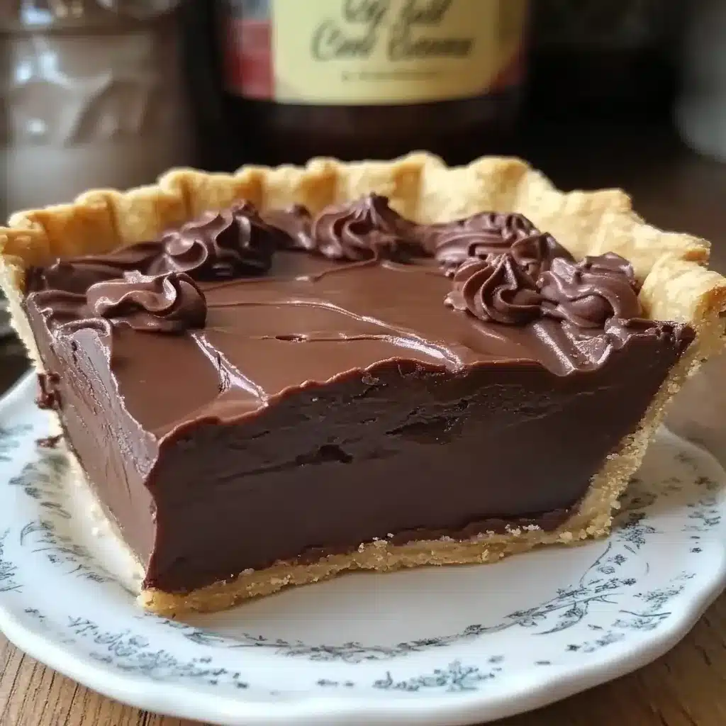 Tarte au Chocolat à l'Ancienne