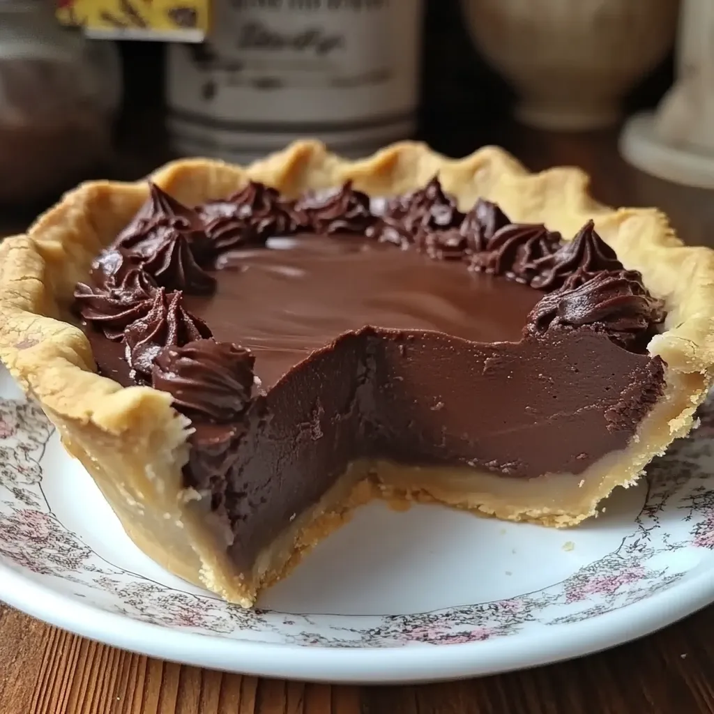 Tarte chocolat classique