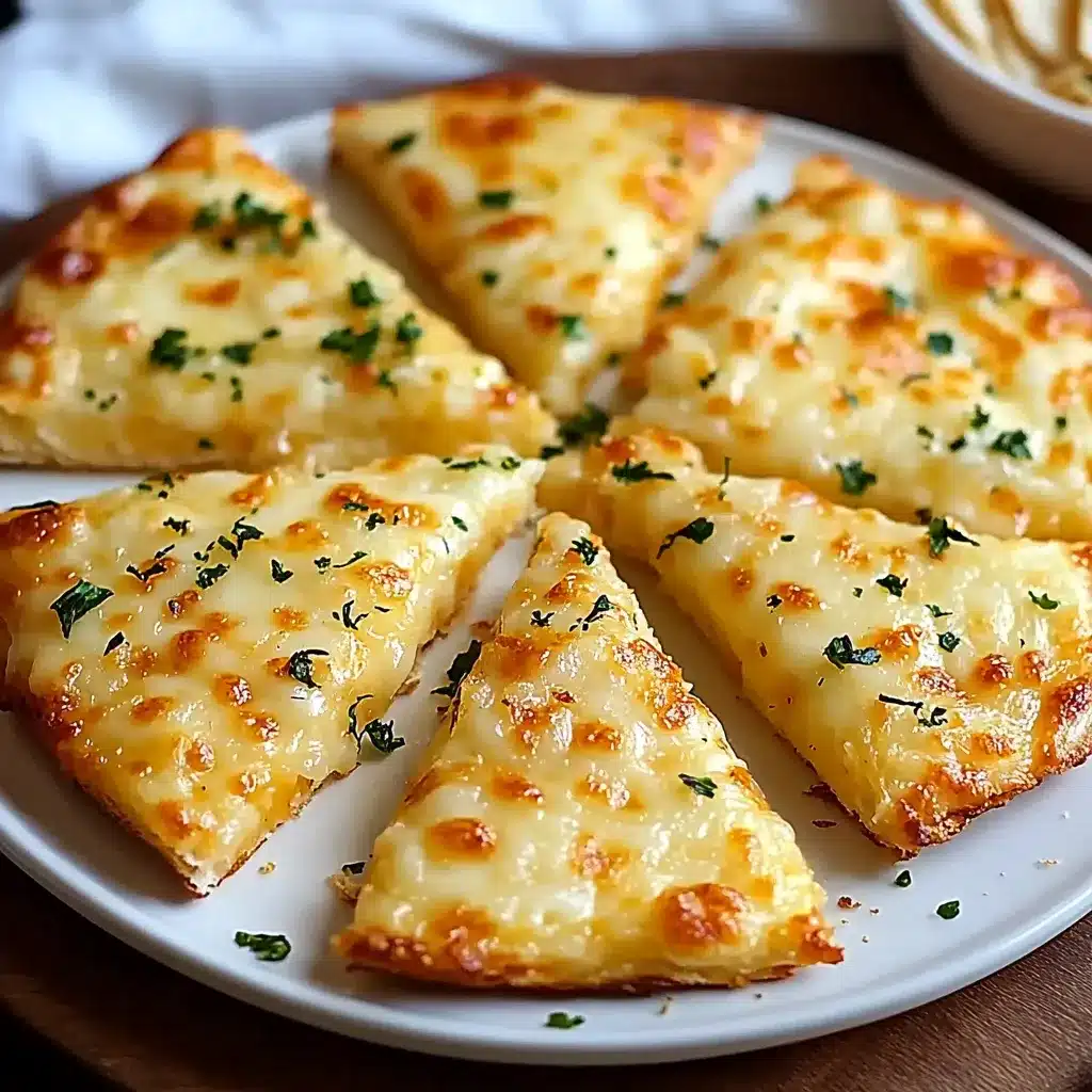 Pain à l'ail et aux tortillas fromagées à la friteuse sans huile