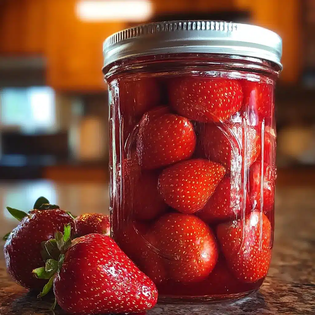 fraises au sirop