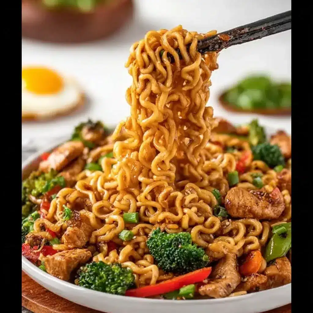 nouilles ramen au poulet